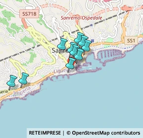 Mappa Giardini Vitt. Veneto, 18038 Sanremo IM, Italia (0.60636)