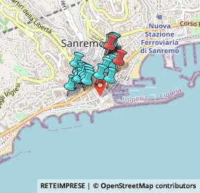 Mappa Giardini Vitt. Veneto, 18038 Sanremo IM, Italia (0.275)