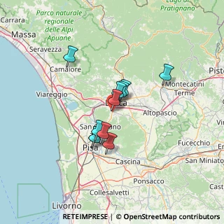 Mappa Via Martiri di Liggieri, 55100 Lucca LU, Italia (9.98182)