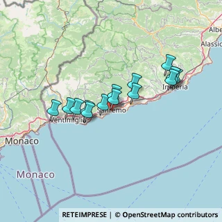 Mappa Ristorante Mediterraneo, 18038 Sanremo IM, Italia (11.78357)