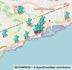 Mappa Via Carli, 18038 Sanremo IM, Italia (0.81143)