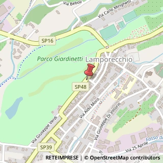 Mappa Via G. Verdi, 29, 51035 Lamporecchio, Pistoia (Toscana)