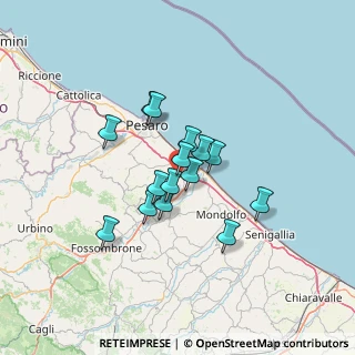 Mappa Via Amedeo Avogadro, 61032 Fano PU, Italia (9.79467)