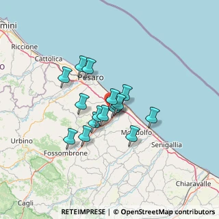 Mappa Via Amedeo Avogadro, 61032 Fano PU, Italia (9.51625)