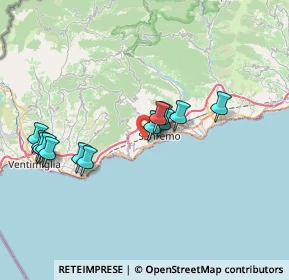 Mappa Strada Domenico Cotta, 18038 Sanremo IM, Italia (7.12615)