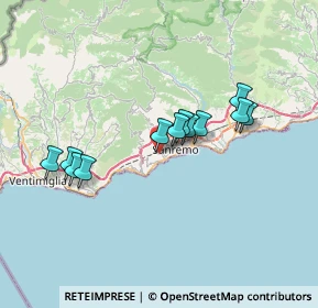 Mappa Strada S. Lorenzo, 18038 Sanremo IM, Italia (6.19167)