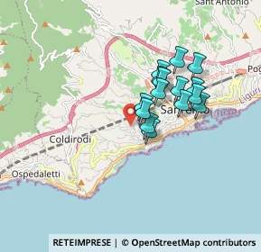 Mappa Strada S. Lorenzo, 18038 Sanremo IM, Italia (1.324)