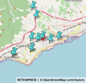 Mappa Strada S. Lorenzo, 18038 Sanremo IM, Italia (1.69636)