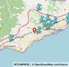 Mappa Strada S. Lorenzo, 18038 Sanremo IM, Italia (2.2)