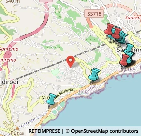 Mappa Strada S. Lorenzo, 18038 Sanremo IM, Italia (1.409)