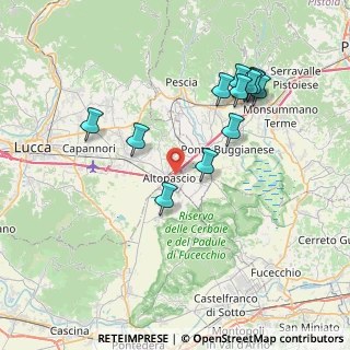 Mappa 55011 Altopascio LU, Italia (7.9125)