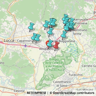Mappa 55011 Altopascio LU, Italia (7.37105)