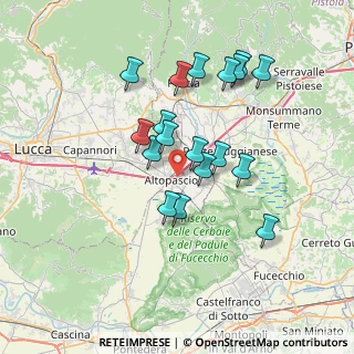 Mappa 55011 Altopascio LU, Italia (6.55722)