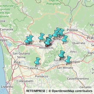 Mappa 55011 Altopascio LU, Italia (9.85333)