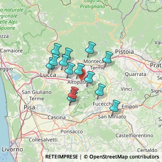 Mappa 55011 Altopascio LU, Italia (10.84214)