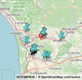 Mappa Via Provinciale di Sottomonte -, 55100 Lucca LU, Italia (11.69438)