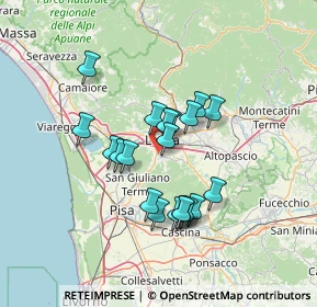 Mappa Via Provinciale di Sottomonte -, 55100 Lucca LU, Italia (11.358)
