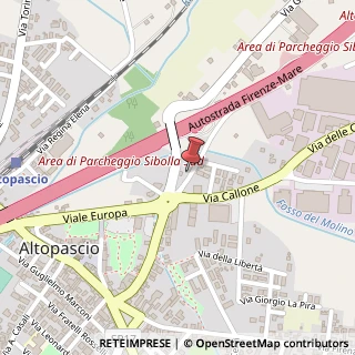 Mappa Via delle Industrie, 1, 55011 Altopascio, Lucca (Toscana)