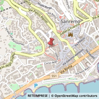 Mappa Corso degli Inglesi, 131, 18038 Sanremo IM, Italia, 18038 Sanremo, Imperia (Liguria)