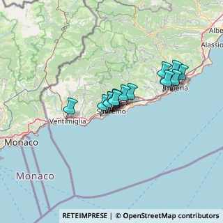 Mappa Via Volturno, 18038 Sanremo IM, Italia (9.89692)