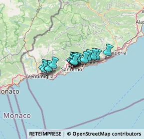 Mappa Via Volturno, 18038 Sanremo IM, Italia (6.90063)