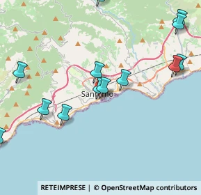 Mappa Via Volturno, 18038 Sanremo IM, Italia (5.40867)