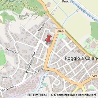 Mappa Via San Francesco, 18, 59016 Poggio a Caiano, Prato (Toscana)