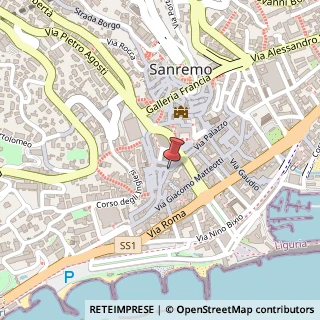 Mappa Piazza Eroi Sanremesi, 16, 18038 Sanremo, Imperia (Liguria)
