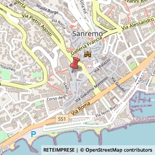 Mappa Via Debenedetti, 23, 18038 Sanremo, Imperia (Liguria)