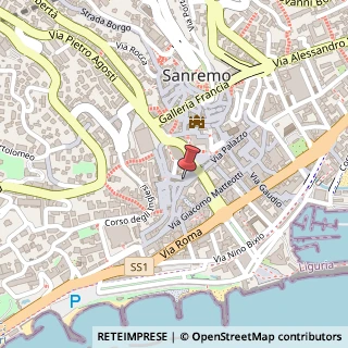 Mappa Piazza Eroi Sanremesi, 6, 18038 Sanremo, Imperia (Liguria)
