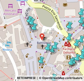 Mappa Piazza Eroi Sanremesi, 18038 Sanremo IM, Italia (0.093)