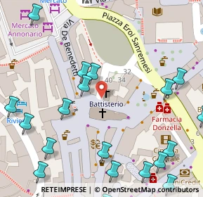 Mappa Piazza Eroi Sanremesi, 18038 Sanremo IM, Italia (0.0965)