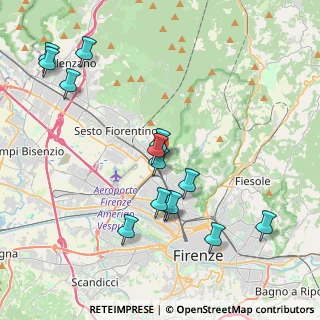 Mappa Via del Pontormo, 50141 Firenze FI, Italia (4.39143)