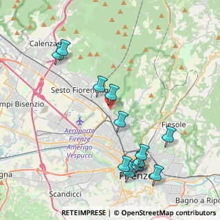 Mappa Via del Pontormo, 50141 Firenze FI, Italia (4.66692)