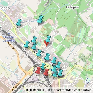 Mappa Via del Pontormo, 50141 Firenze FI, Italia (0.569)