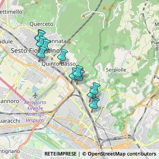 Mappa Via del Pontormo, 50141 Firenze FI, Italia (1.73167)