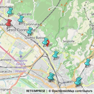 Mappa Via del Pontormo, 50141 Firenze FI, Italia (3.26636)