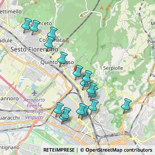Mappa Via del Pontormo, 50141 Firenze FI, Italia (2.14706)