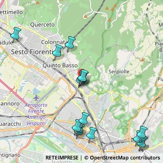 Mappa Via del Pontormo, 50141 Firenze FI, Italia (2.68938)