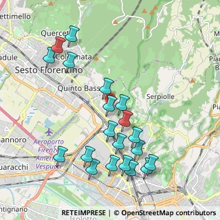 Mappa Via del Pontormo, 50141 Firenze FI, Italia (2.1995)