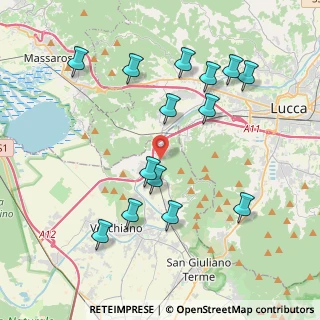 Mappa Via Statale Abetone Ripafratta, 56017 San Giuliano Terme PI, Italia (4.31)
