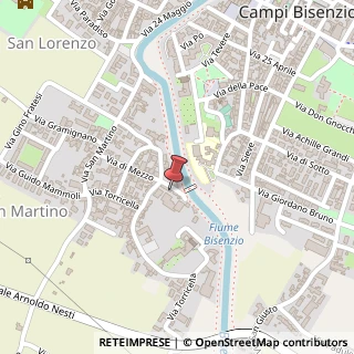 Mappa Via C. Battisti, 35, 50013 Campi Bisenzio, Firenze (Toscana)