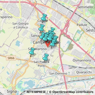 Mappa Via di Sotto, 50013 Campi Bisenzio FI, Italia (0.86765)