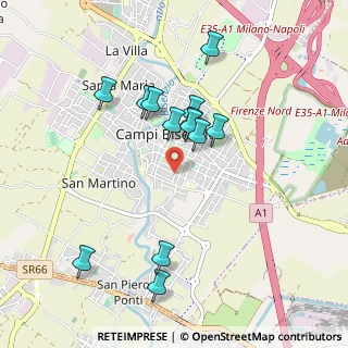 Mappa Via di Sotto, 50013 Campi Bisenzio FI, Italia (0.90692)