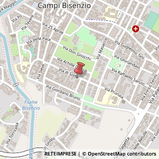 Mappa Via di Sotto, 100, 50013 Campi Bisenzio, Firenze (Toscana)