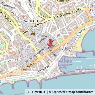 Mappa Via Gaudio, 12, 18038 Sanremo, Imperia (Liguria)