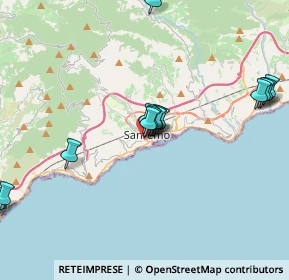 Mappa Via Privata Zappa, 18038 Sanremo IM, Italia (4.80063)