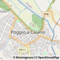 Kartta Poggio a Caiano