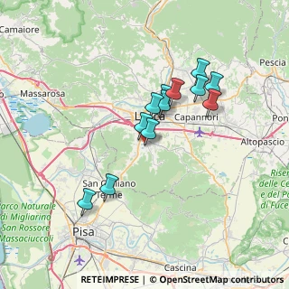 Mappa Via degli Stipeti, 55012 Capannori LU, Italia (6.06083)