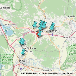 Mappa Via degli Stipeti, 55012 Capannori LU, Italia (5.86909)